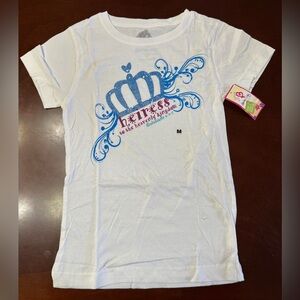 White and Blue Kids T-Shirt